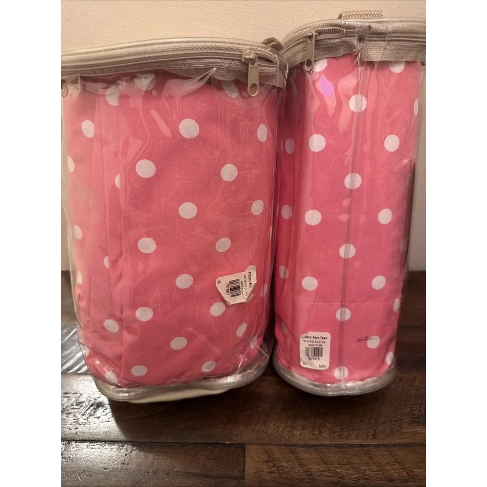 Pottery Barn PB Teen Easy Care Dottie Duvet Cover Twin Matching Pillow Cases